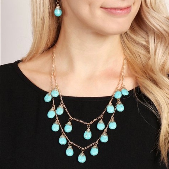 HOST PICK🎉Boho Statement necklace and earrings - Picture 2 of 2